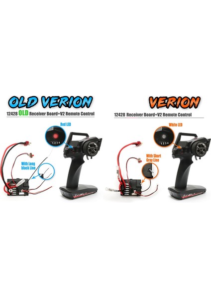 Yeni Sürüm 2.4g V2 Verici Uzaktan Kumanda Wltoys 12428 12423 12427 1/12 Rc Araba Yedek Parçaları (Yurt Dışından) fırsatları