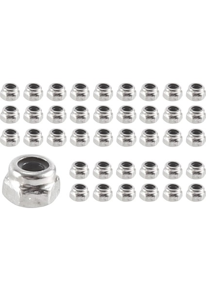 Metal M2.5 Tekerlek Kilit Somunları 1/18 Rc Araba Paletli Traxxas TRX4M (Yurt Dışından)