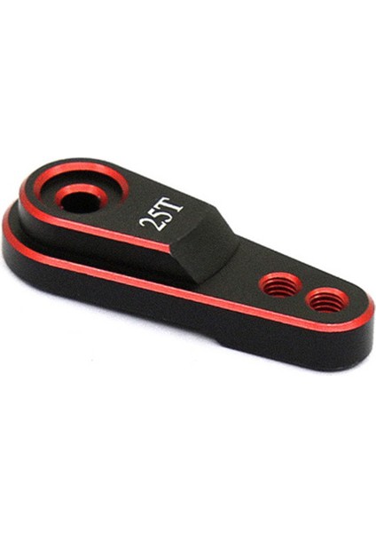 Sert Alüminyum Alaşımlı 25 T M3 Direksiyon Bağlantısı Servo Kol Boynuz 1/10 Rc Paletli Traxxas Trx4 Metal Yükseltme Parçaları, Kırmızı (Yurt Dışından)