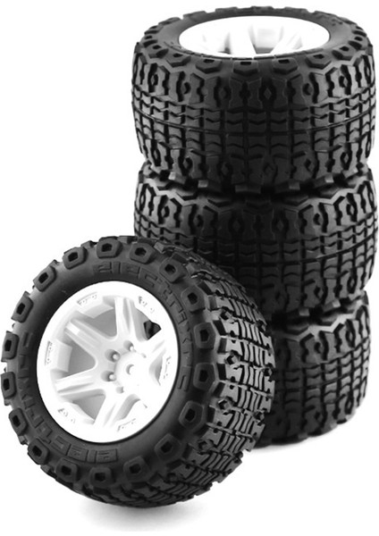 4 Adet 105MM 1.9 Jant Lastik Seti 1/10 Rc Paletli Araba Traxxas Trx4 RC4WD D90 Eksenel SCX10 Iı Iıı,b,siyah (Yurt Dışından)