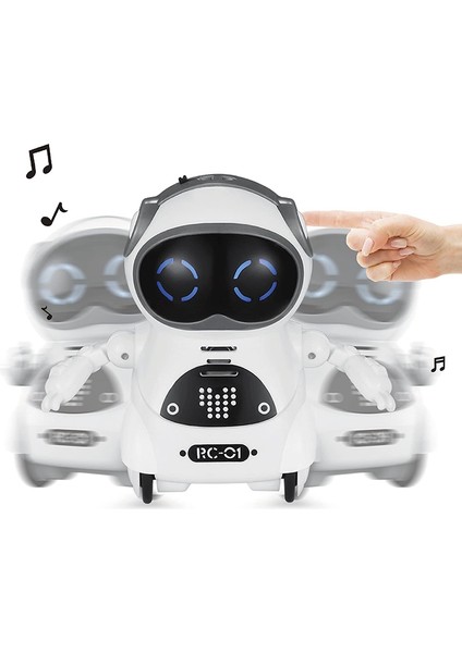 Interaktif Diyalog Konuşması, Ses Tanıma, Sohbet Kaydı, Şarkı Söyleme ve Dans Özelliğine Sahip Çocuklar Için Mini Rc Cep Robotu (Yurt Dışından)