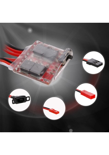 30A 4.8-8.4V Mini Fırçalanmış Elektrikli Hız Kontrol Cihazı Esc Fırça Motoru Hız Kontrol Cihazı Wpl C14 C24 Mn D90 MN99S Rc Araba (Yurt Dışından)
