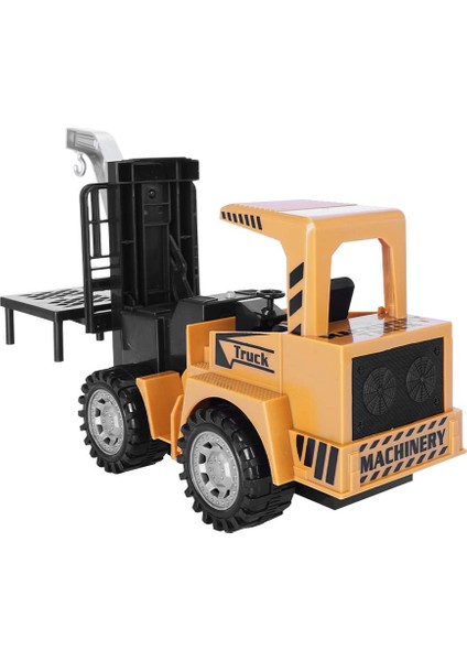 2.4g Rc Çok Fonksiyonlu Simülasyon Mühendislik Araç Ses ve Işık Elektrikli Vinç Forklift Oyuncaklar Çocuklar Için Hediye (Yurt Dışından)