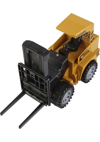 2.4g Rc Çok Fonksiyonlu Simülasyon Mühendislik Araç Ses ve Işık Elektrikli Vinç Forklift Oyuncaklar Çocuklar Için Hediye (Yurt Dışından)