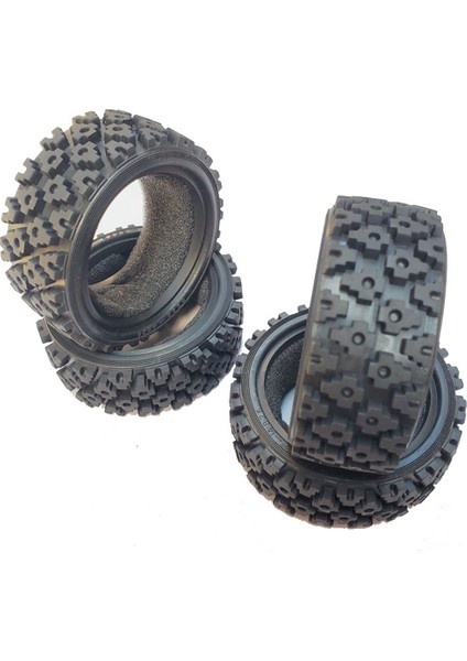4 Adet 70MM 1/10 Rc Off-Road Buggy Araba Lastik Lastikler Tekerlek Lastikleri Ön Tamiya TT01 TT02 XV01 Lc Yarış Ptg-2 Hsp Hpı (Yurt Dışından)