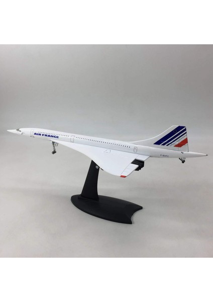 Statik Ekran Koleksiyonu Için 1/200 Concorde Süpersonik Yolcu Uçağı Air France Airways Modeli (Yurt Dışından) modelleri
