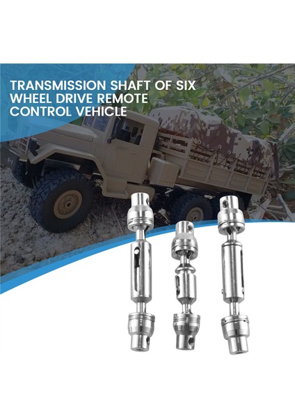 Adet Metal Tahrik Mili Cvd Wpl B16 B36 Jjrc Q60 Q63 Q64 MN77 FY004 6WD 1/16 Rc Araba Yükseltme Parçaları,1 (Yurt Dışından)