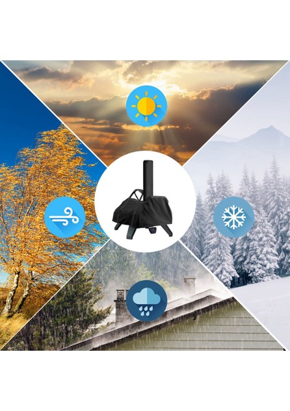 Ooni Karu 16 Için Pizza Fırını Kapağı Taşınabilir Pizza Fırını Kapağı 420D Kumaş Su Geçirmez Pizza Fırını Kapağı Ağır Hizmet (Yurt Dışından) fırsatları