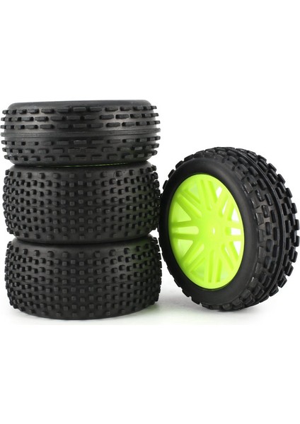 4 Adet 85MM Lastik Tekerlek Wltoys 144001 144010 124007 124017 124019 Tamiya Hsp 1/10 1/12 1/14 Rc Araba Off Road Buggy, Siyah (Yurt Dışından)