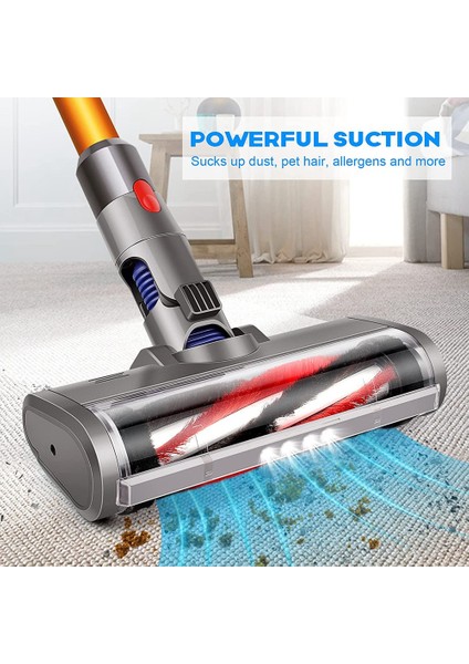 Dyson V6, V6 Absolute, V6 Animal, V6 Trigger, V6 Motorlu Zemin Serisi Elektrikli Süpürge Için Elektrikli Süpürge Kafası (Yurt Dışından) modelleri