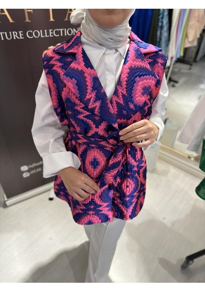 Colorful Ipek Kapitone Yelek Morcivert indirimleri
