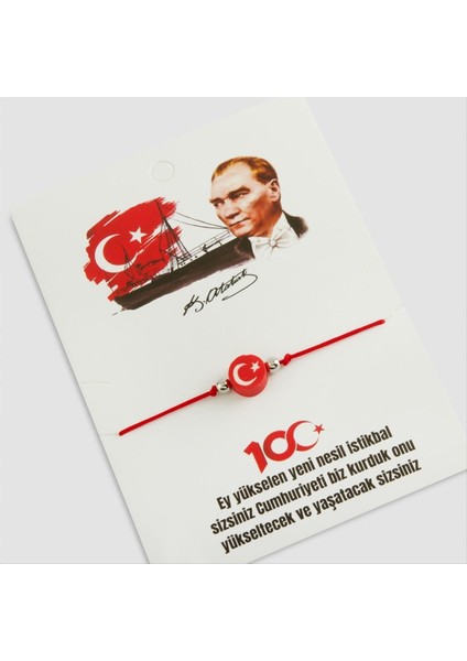 Ay Yıldız Ip Bileklik