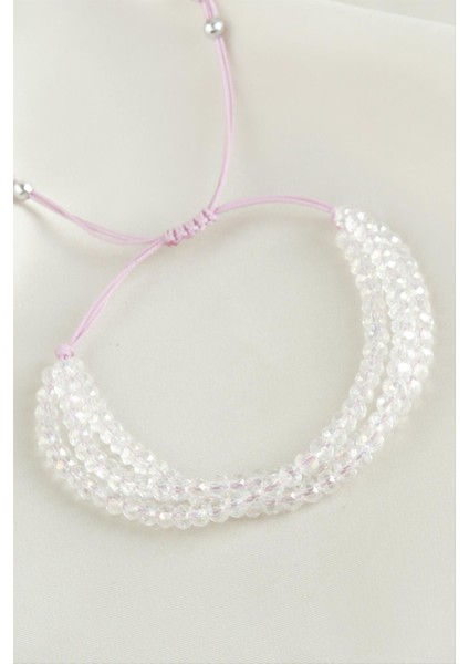 Üçlü Kristal Bileklik