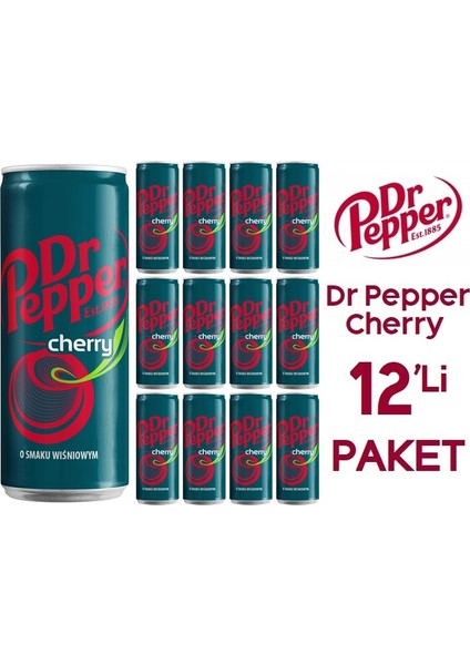 Dr. Pepper Cherry 330ML 12 Adet