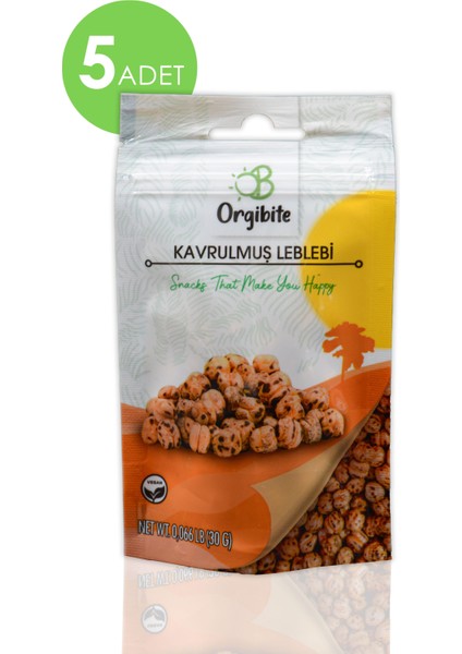 Kavrulmuş Sarı Leblebi 30 gr 5'li Set