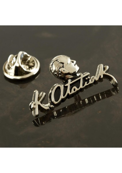 Atatürk Imzalı Yaka Rozet