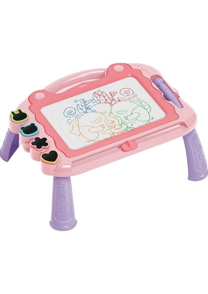Çocuk Renkli Manyetik Çizim Tahtası Bebek Boyama Doodle Ayrılabilir Yazı Tahtası (Yurt Dışından)