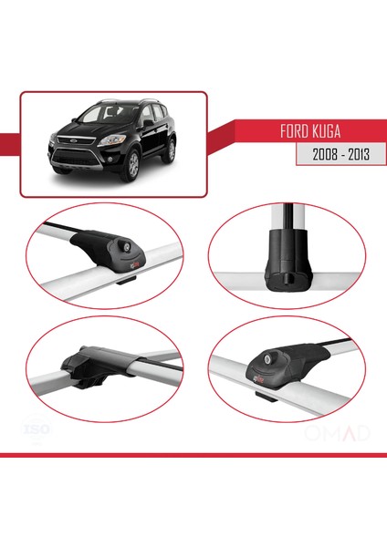 Suzuki Jimny 1998-2018 Arası ile Uyumlu Ace-1 Ara Atkı Tavan Barı Gri