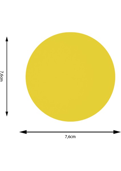 Şekilli Delgeç Daire 7.6 cm KM8830