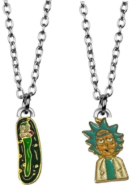 Rick And Morty 2’li Best Friends Forever Arkadaşlık Kolyesi