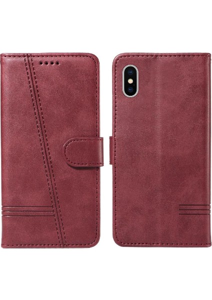 Kredi Kartı Yuvası ile IPhone X/xs Için Filp Durumda Ayrılabilir Siyah Bilezik (Yurt Dışından)