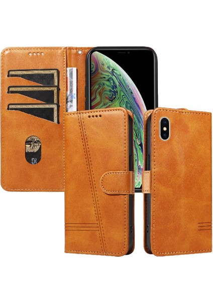 Kredi Kartı Yuvası ile IPhone X/xs Için Filp Durumda Ayrılabilir Siyah Bilezik (Yurt Dışından)