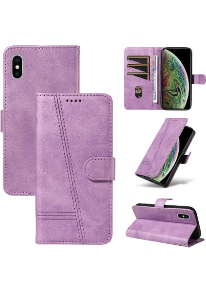 Kredi Kartı Yuvası ile IPhone X/xs Için Filp Durumda Ayrılabilir Siyah Bilezik (Yurt Dışından)