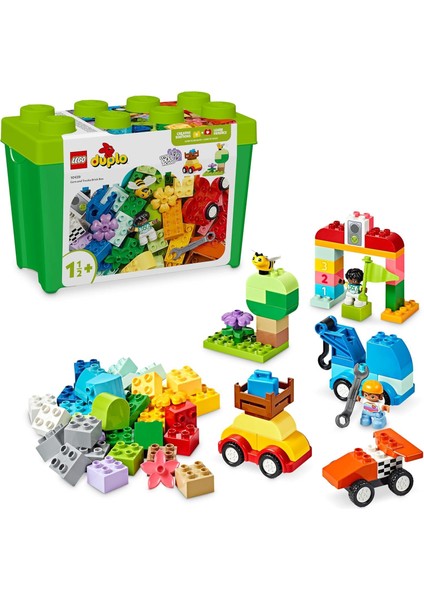 Duplo Classic Arabalar ve Kamyonlar Yapım Parçası Kutusu 10439, Küçük Çocuklar Için Araç Içeren Yaratıcı ve Eğitici Oyuncak Yapım Seti (80 Parça)