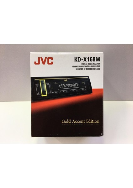 KD-X168M Oto Teyp USB Aux 3 Amfi Çıkışı 13 Eq Renkli Tuşlar