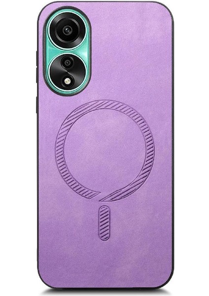 Oppo A78 4g Ince Magsafe Araç Mounts Kablosuz Şarj Için Flip Case (Yurt Dışından)