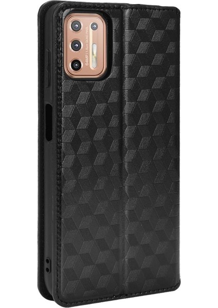 Motorola Moto G9 Artı Kart Yuvaları Tutucu Manyetik Kapatma 3D Pu (Yurt Dışından) modelleri