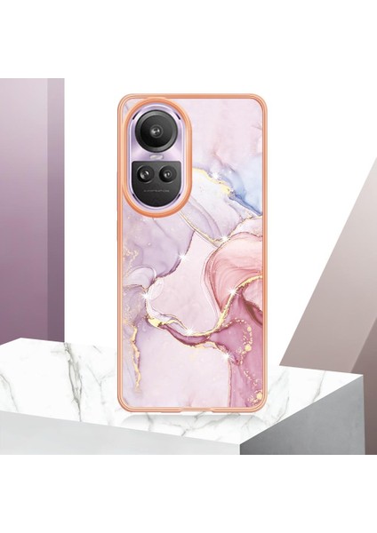 Oppo Oppo 10 Pro 5g Koruma Için Kılıf Mermer Desen Ince Tpu Yumuşak Tampon (Yurt Dışından)