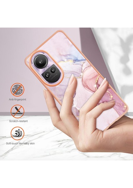 Oppo Oppo 10 Pro 5g Koruma Için Kılıf Mermer Desen Ince Tpu Yumuşak Tampon (Yurt Dışından)