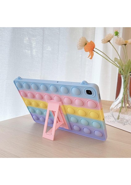A7 T500 Uyumlu Popit Standlı ve Boyun Askılı Tablet Kılıfı