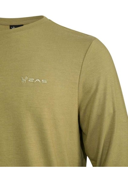 Vernon Erkek Uzun Kol Viloft T-Shirt Yeşil 2ASVERMFBSS24-0/4