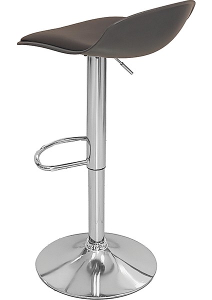 Ilgaz Bar Sandalyesi Beyaz Siyah Deri Minderli Amortisörlü Metal Krom Ayaklı Bar Taburesi fiyatları