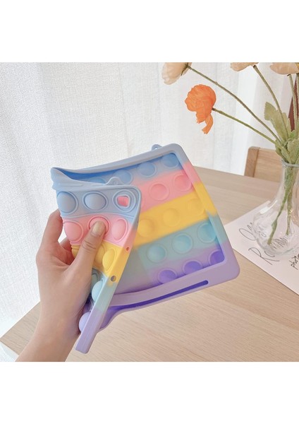 M10 X605F Uyumlu Popit Standlı ve Boyun Askılı Tablet Kılıfı