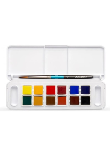 Schoellershammer 25X35 15 Sayfa 200 gr Daler Rowney Aquafine Travel Set 12 Renk Sulu Boya Set