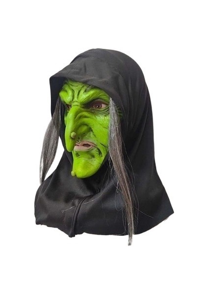 Cadılar Bayramı Korku Şapkalı Eski Cadı Maskesi Cosplay Korkunç Palyaço Hag Lateks Maske (Yurt Dışından) fiyatları