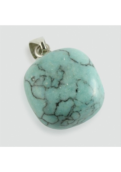 Turkuaz Doğaltaş Kolye Ucu