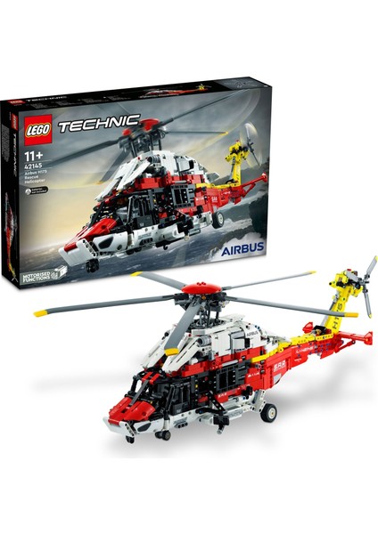 Lego® Technic Airbus H175 Kurtarma Helikopteri 42145 - 11 Yaş ve Üzeri Çocuklara Helikopterin Nasıl Çalıştığını Öğreten Oyuncak Yapım Seti (2001 Parça)