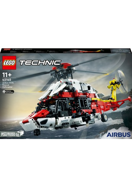 Lego® Technic Airbus H175 Kurtarma Helikopteri 42145 - 11 Yaş ve Üzeri Çocuklara Helikopterin Nasıl Çalıştığını Öğreten Oyuncak Yapım Seti (2001 Parça)