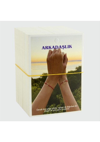 2'li Arkadaşlık Bileklik Kartı