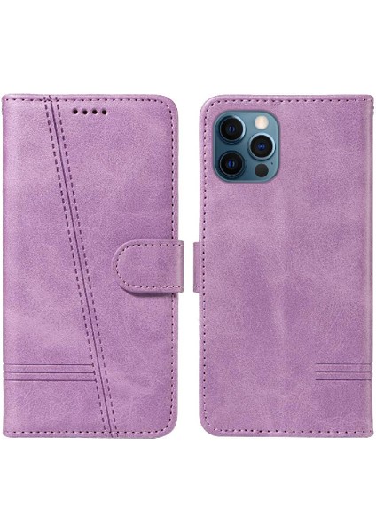 IPhone 13 Için Filp Durumda Pro Cüzdan Telefon Kılıfı Ayrılabilir Siyah Bilezik Pu (Yurt Dışından)