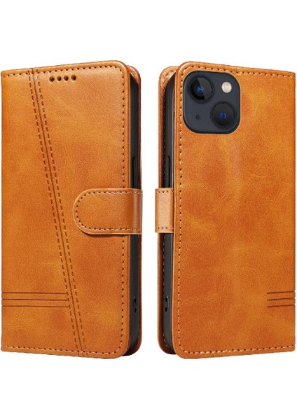 Kredi Kartı Yuvası ile IPhone 14 Artı Için Filp Durumda Ayrılabilir Siyah Pu (Yurt Dışından)