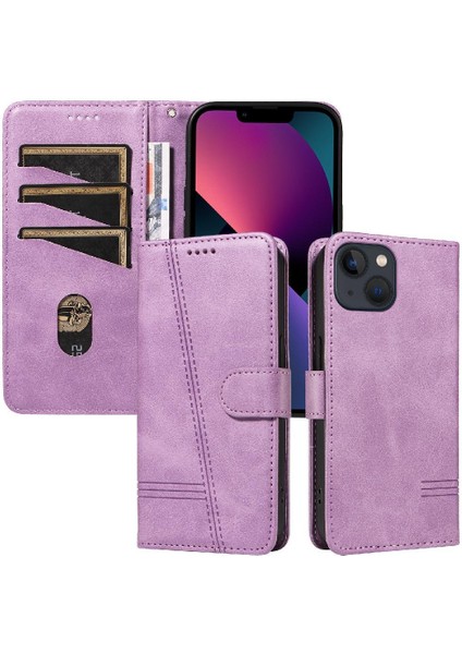 Kredi Kartı Yuvası ile IPhone 14 Artı Için Filp Durumda Ayrılabilir Siyah Pu (Yurt Dışından)
