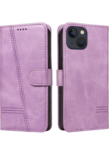 Kredi Kartı Yuvası ile IPhone 14 Artı Için Filp Durumda Ayrılabilir Siyah Pu (Yurt Dışından)