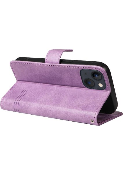 Kredi Kartı Yuvası ile IPhone 14 Artı Için Filp Durumda Ayrılabilir Siyah Pu (Yurt Dışından)