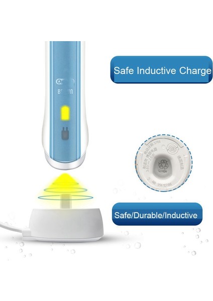 Oral B Serisi Elektrikli Diş Fırçası Endüktif Şarj Tabanı Adaptörü Abd Tak Için Uyumlu Elektrikli Şarj Cihazı (Yurt Dışından)