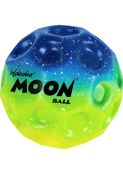 Rainbow Moon Ball Top Mavi Yeşil Sarı